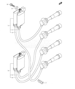 DF 90 drawing Ignition Coil