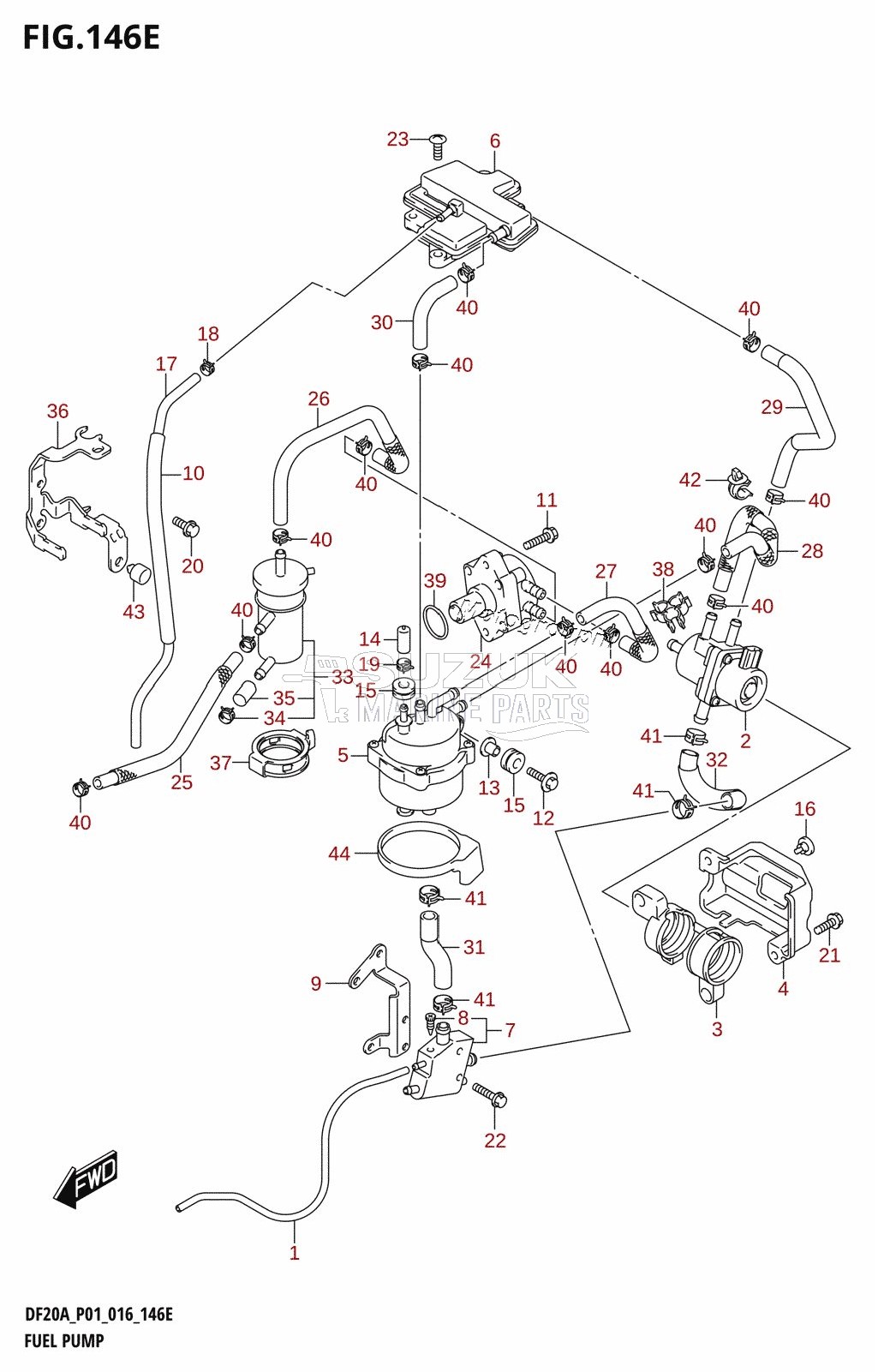 FUEL PUMP (DF15AR:P01)