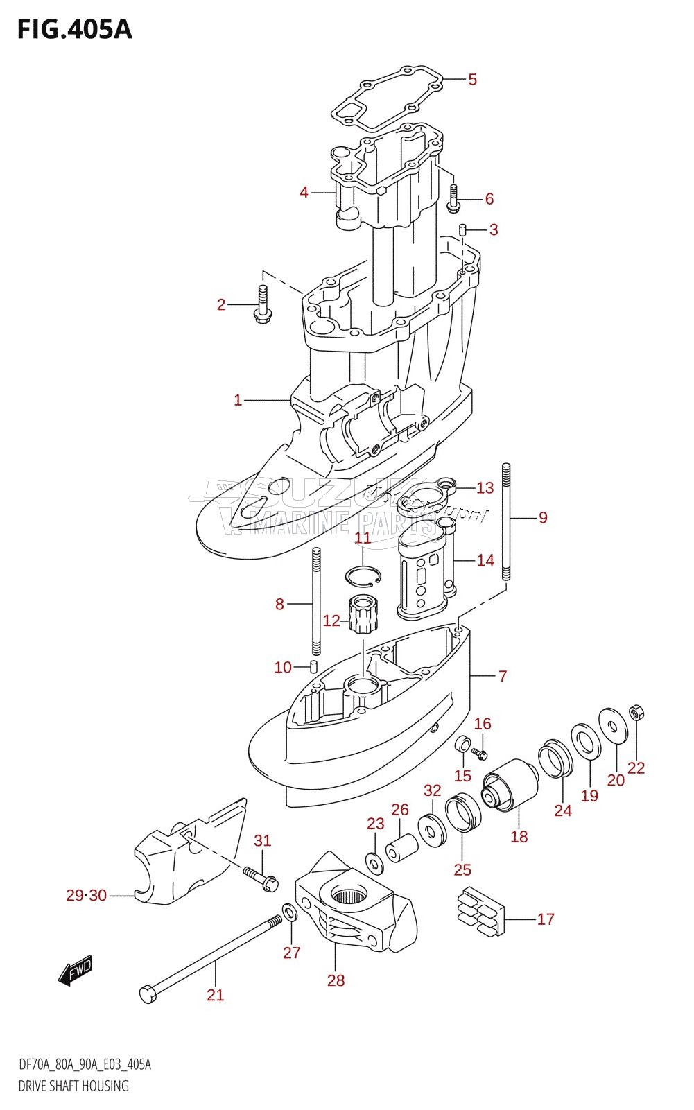 DRIVE SHAFT HOUSING