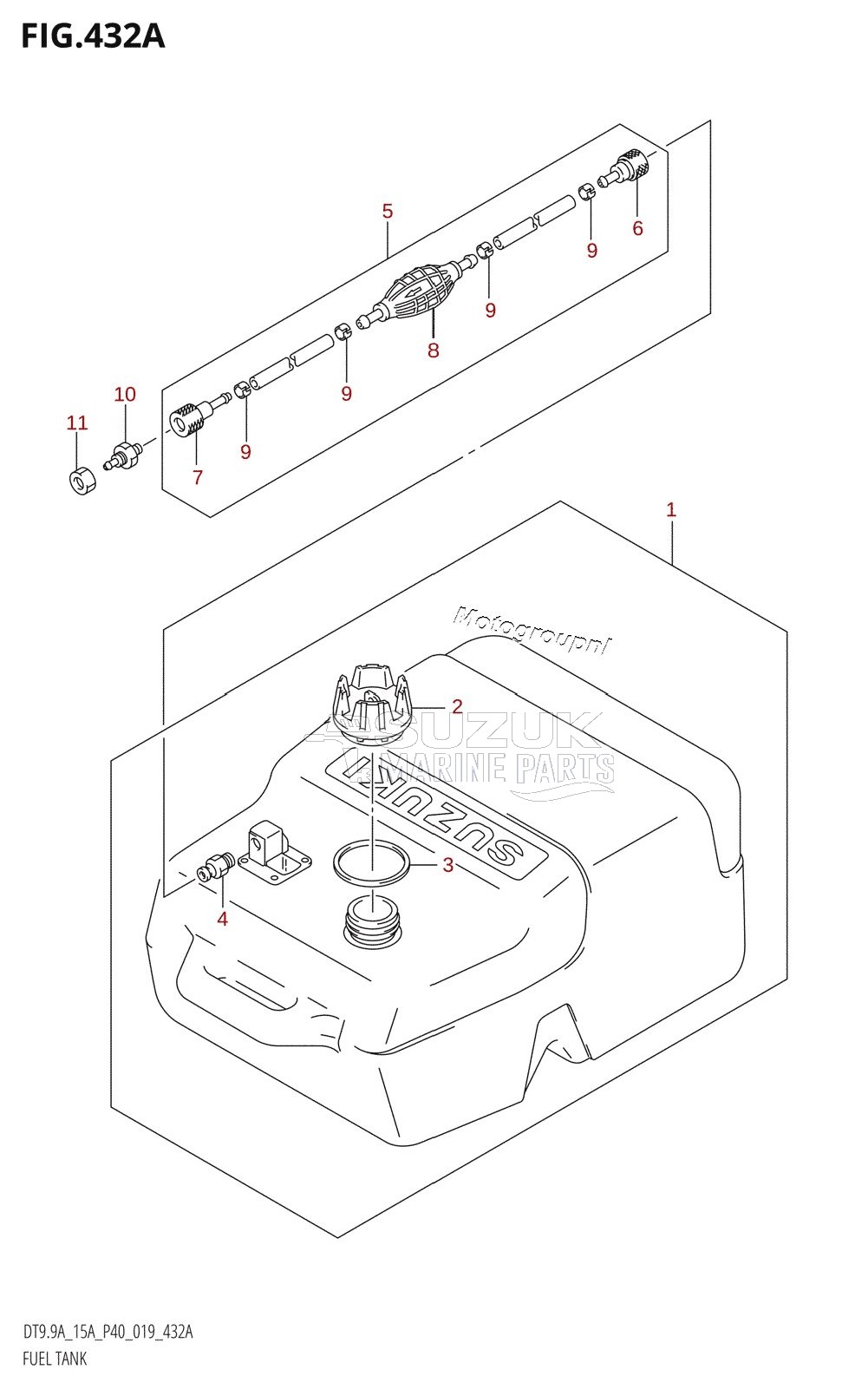 FUEL TANK (DT9.9A:P36,DT9.9A:P81,DT15A:P36,DT15A:P81)