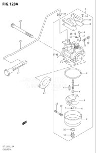 00252F-110001 (2011) 2.5hp P01-Gen. Export 1 (DF2.5) DF2.5 drawing CARBURETOR