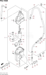 17501Z-780001 (2007) 175hp E01-Gen. Export 1 (DF175ZK7) DF175Z drawing FUEL VAPOR SEPARATOR