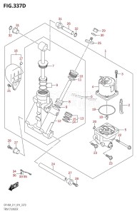 DF140AZ From 14003Z-910001 (E11 E40)  2019 drawing TRIM CYLINDER (DF140AT:E40,DF140AZ:E40)