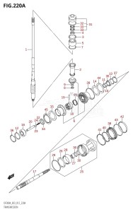 DF300A From 30002P-210001 (E03)  2012 drawing TRANSMISSION