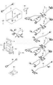 Outboard DF 300AP drawing Harness (1)