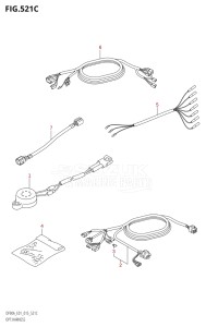 08002F-510001 (2005) 80hp E40 E01- (DF80A) DF80A drawing OPT:HARNESS (DF70ATH:E01)