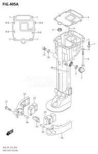 DF9.9A From 00994F-140001 (P01)  2021 drawing DRIVE SHAFT HOUSING