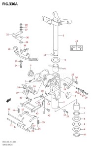 DF25 From 02503F-310001 (E03)  2013 drawing SWIVEL BRACKET (DF25:E03)