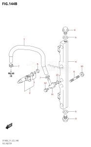 DF140BZG From 14004Z-240001 (E11 E40)  2022 drawing FUEL INJECTOR (E11:(022,023))