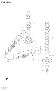 04003F-110001 (2011) 40hp E03-USA (DF40AT) DF40A drawing CAMSHAFT