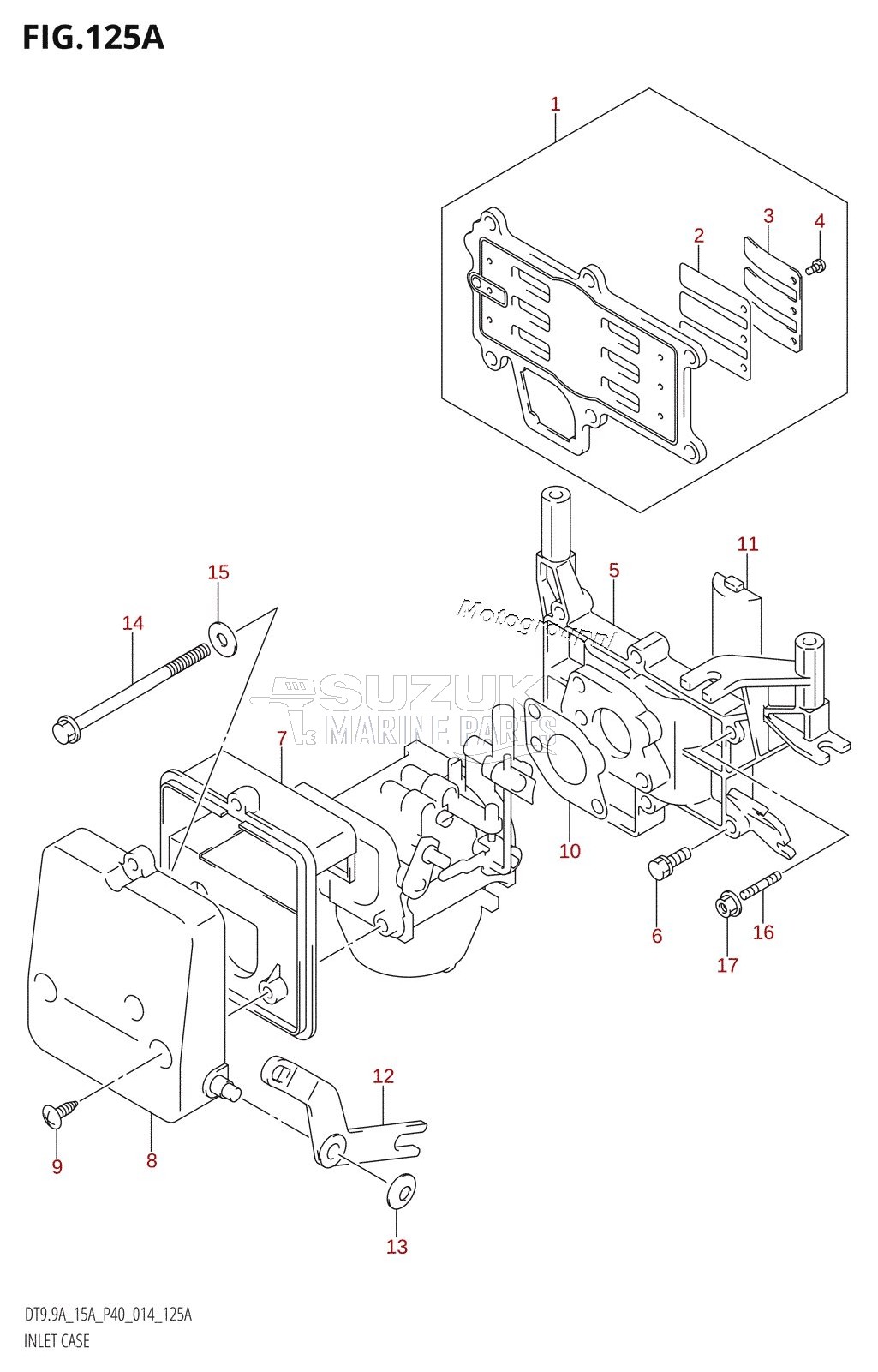 INLET CASE (DT9.9A:P40)