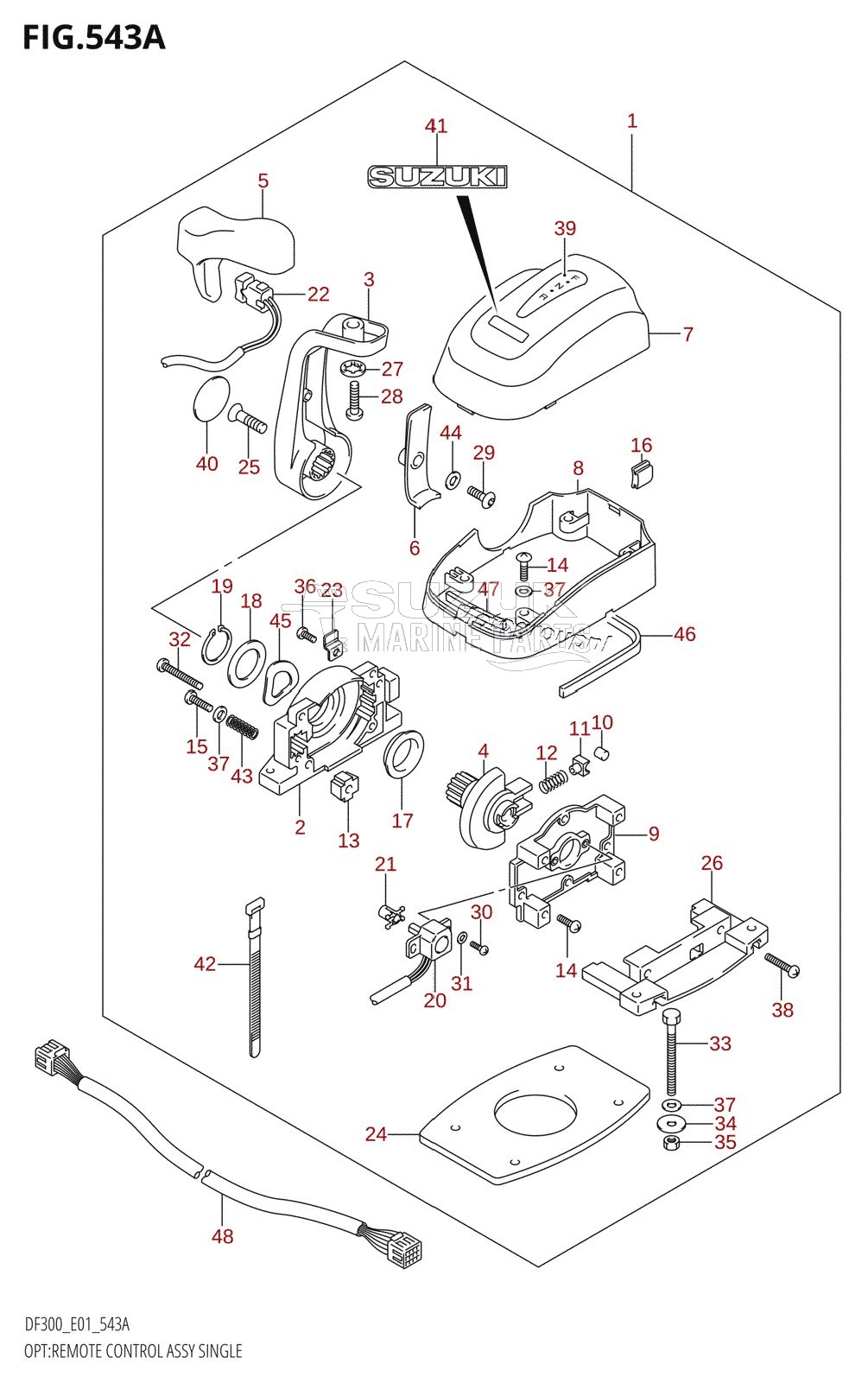 OPT:REMOTE CONTROL ASSY SINGLE (K7)