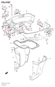 DF225Z From 22503Z-210001 (E01 E40)  2012 drawing SIDE COVER (DF200Z:E01:(X-TRANSOM,XX-TRANSOM))