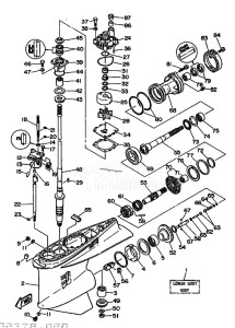 L250AETO drawing LOWER-CASING-x-DRIVE-1