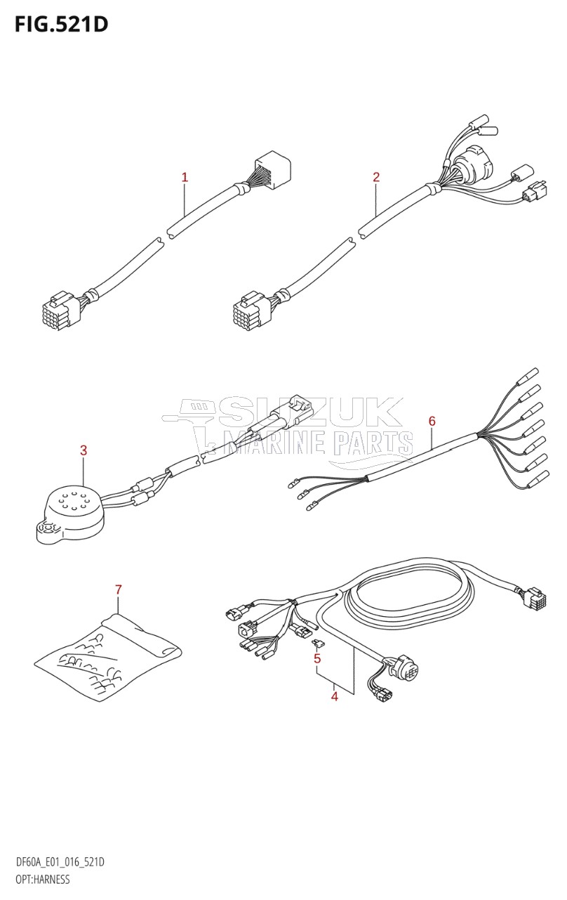 OPT:HARNESS (DF40AST:E34)