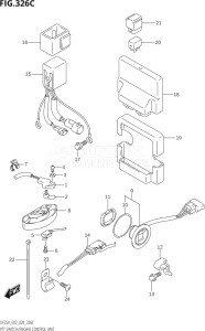 25003Z-040001 (2020) 250hp E03-USA (DF250Z  DF250Z) DF250Z drawing PTT SWITCH / ENGINE CONTROL UNIT (DF250ST)