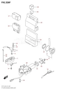 DF150ZG From 15002Z-510001 (E03)  2015 drawing PTT SWITCH /​ ENGINE CONTROL UNIT (DF175TG:E03)