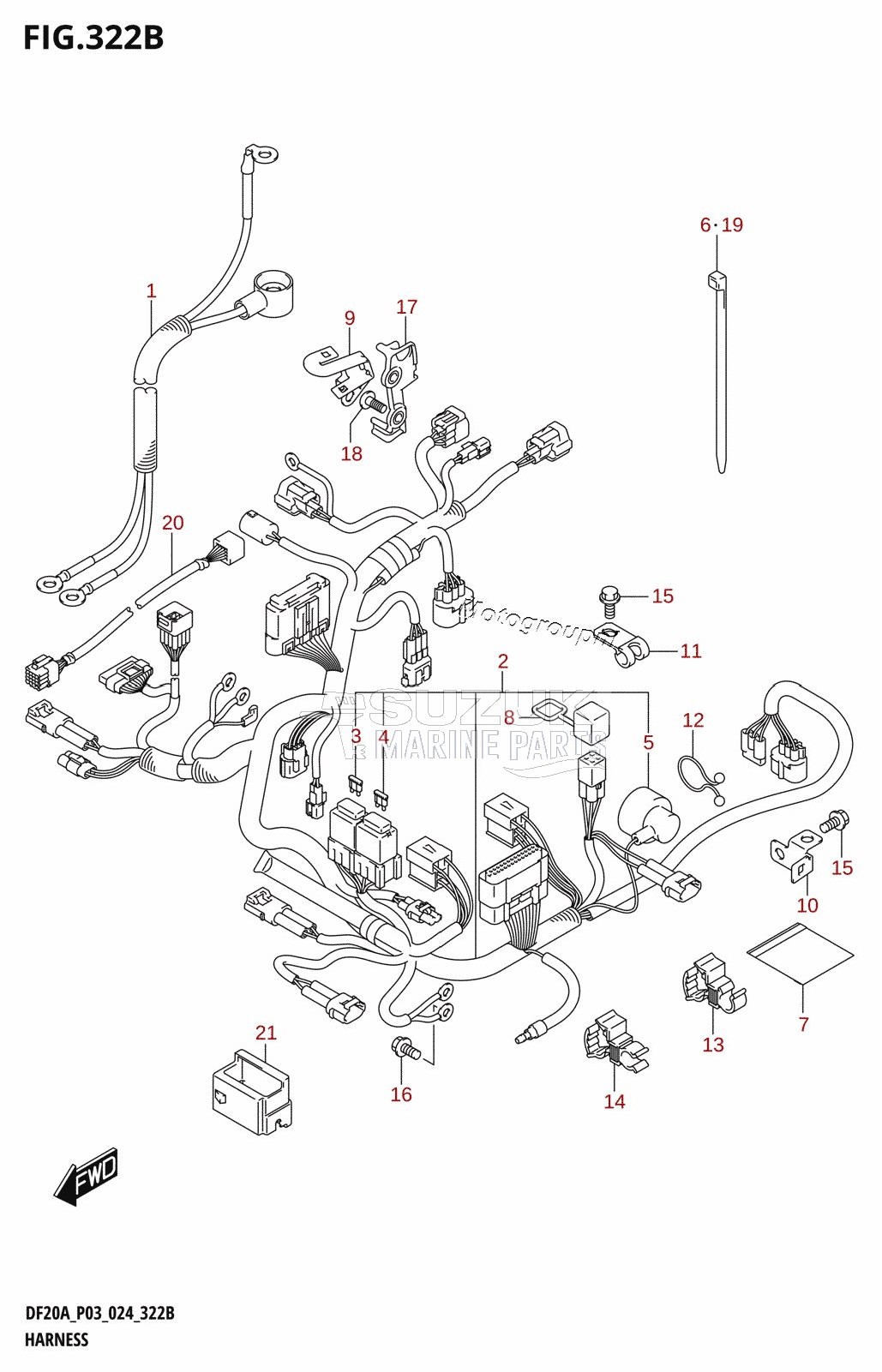 HARNESS (DF9.9BT,DF20AT)