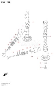 04003F-810001 (2018) 40hp E03-USA (DF40A) DF40A drawing CAMSHAFT