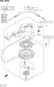 00402F-110001 (2011) 4hp P03-U.S.A (DF4) DF4 drawing RECOIL STARTER