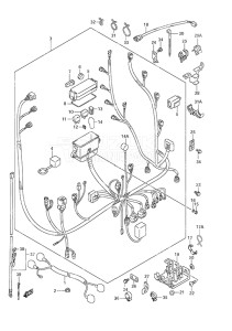 Outboard DF 70A drawing Harness