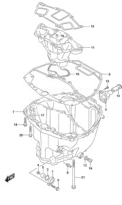 DF 350A drawing Oil Pan