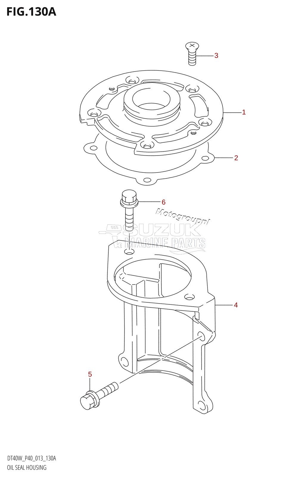 OIL SEAL HOUSING (DT40W:P40)