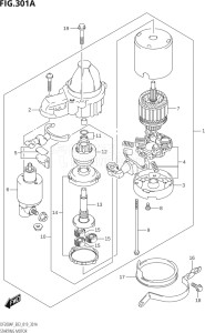 15003P-910001 (2019) 150hp E03-USA (DF150AP) DF150AP drawing STARTING MOTOR