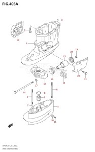 DF90A From 09003F-310001 (E01 E40)  2013 drawing DRIVE SHAFT HOUSING