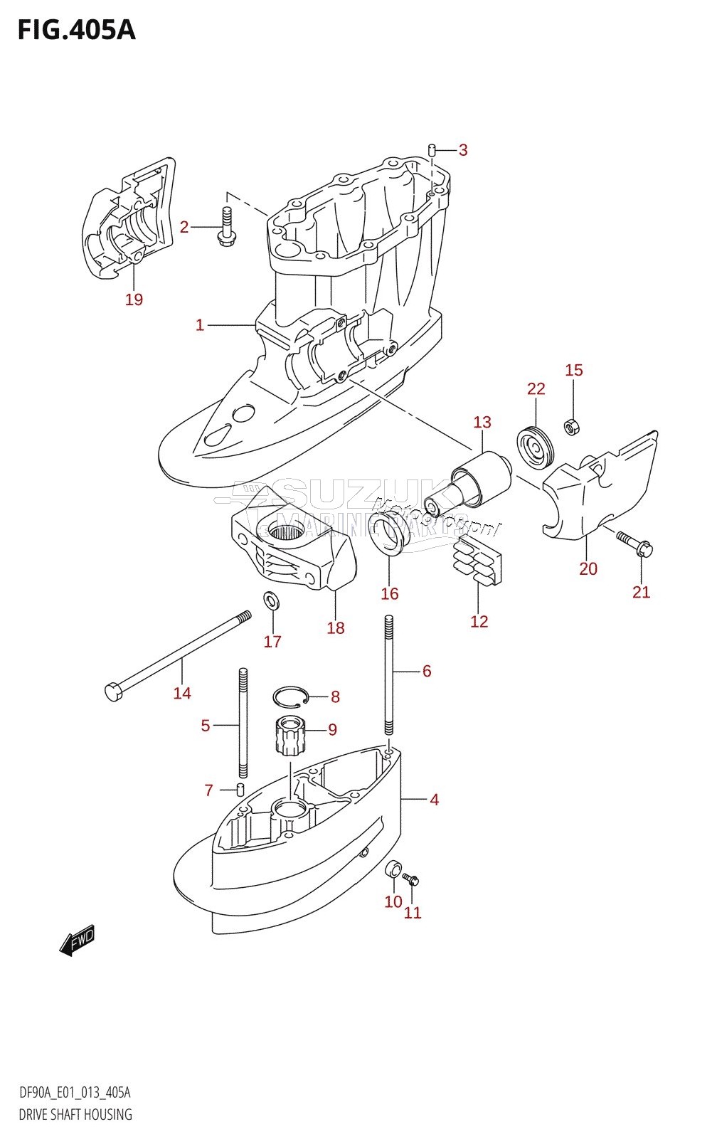 DRIVE SHAFT HOUSING