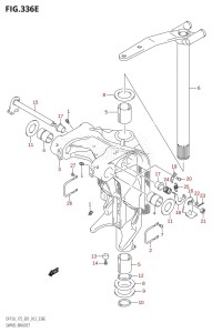 DF150 From 15002F-210001 (E01 E40)  2012 drawing SWIVEL BRACKET (DF175T:E01)