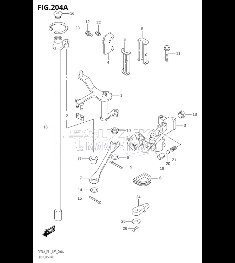 CLUTCH SHAFT