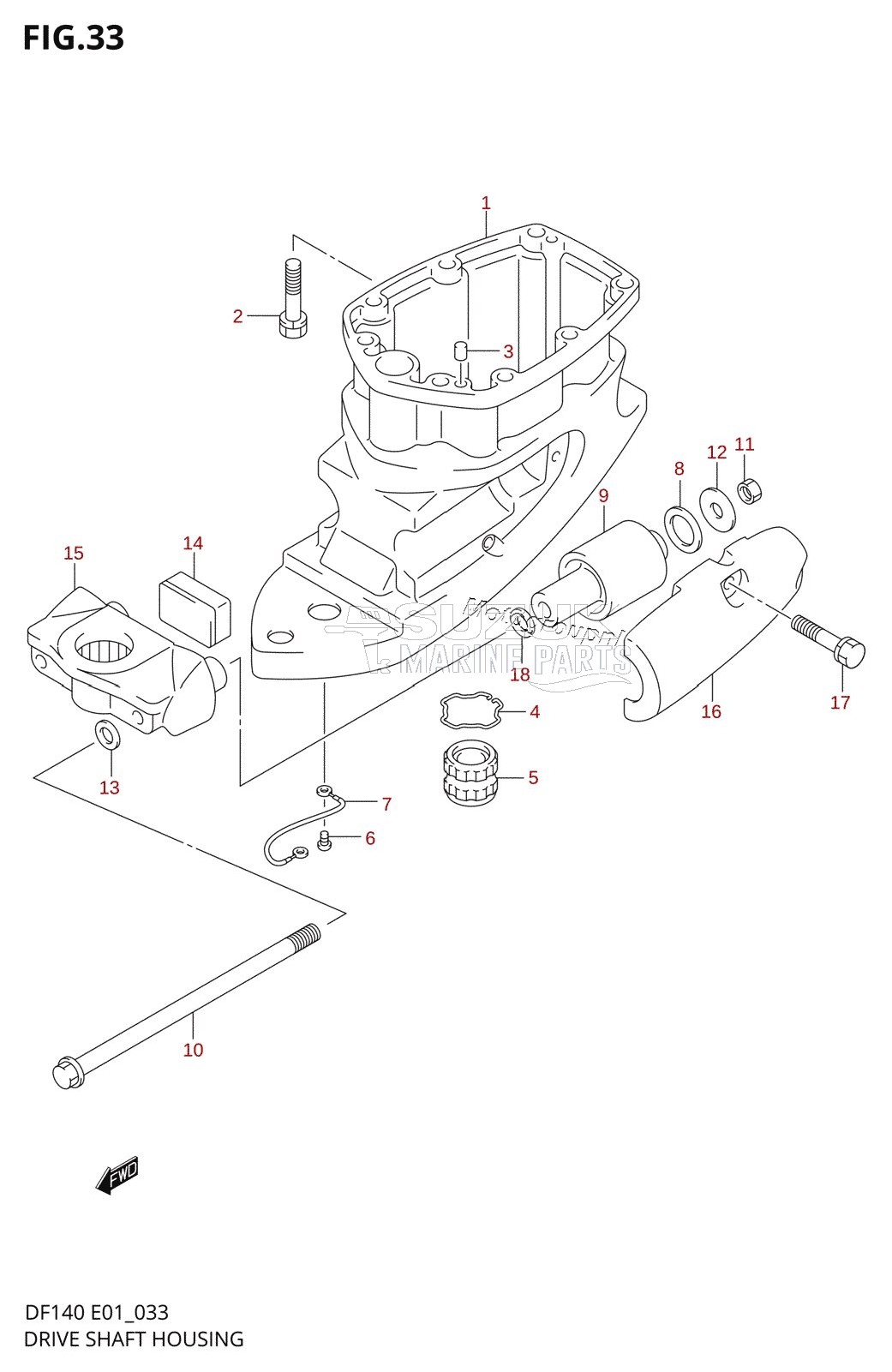 DRIVE SHAFT HOUSING