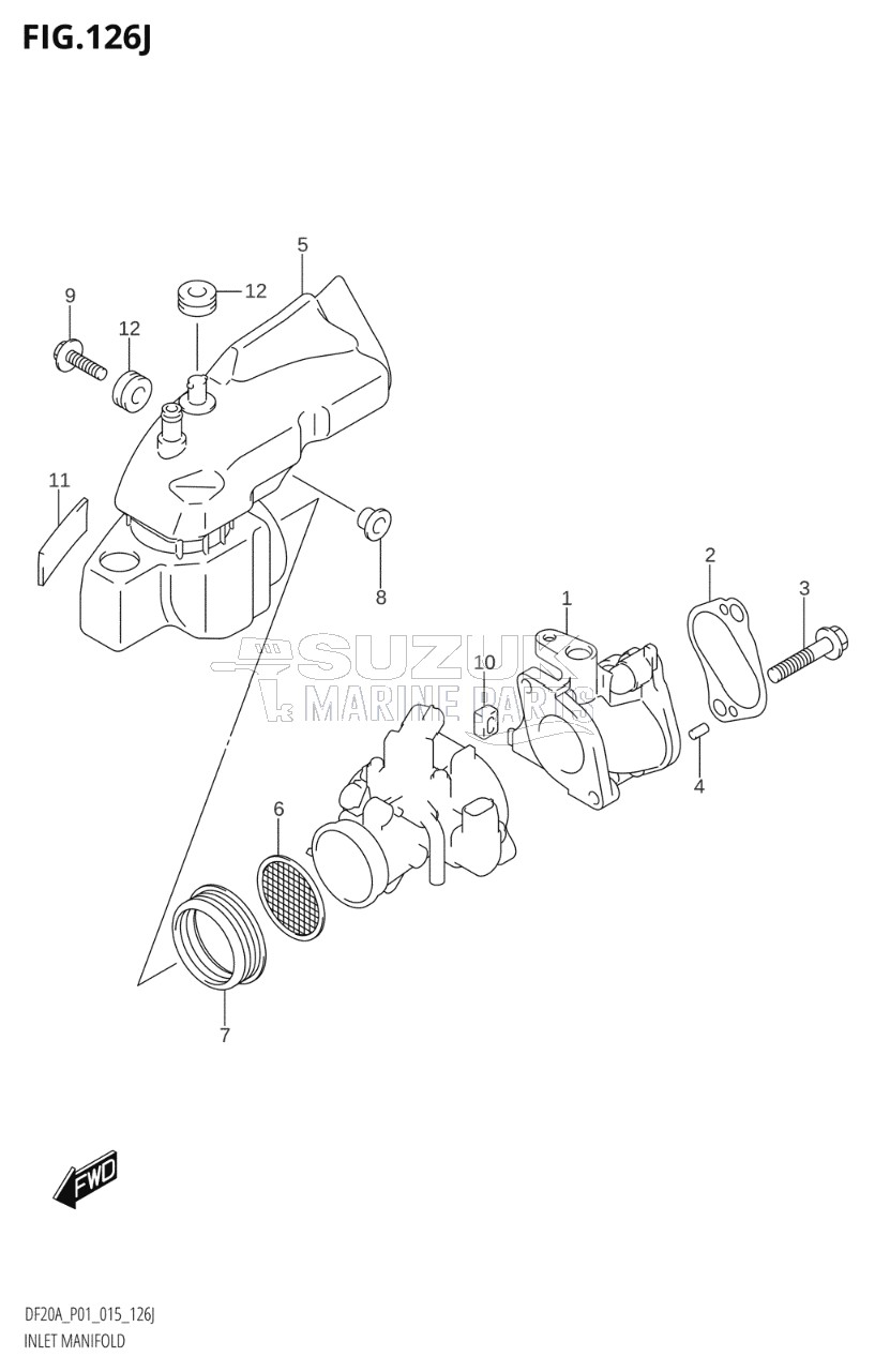 INLET MANIFOLD (DF20AR:P01)