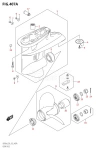 06002F-210001 (2012) 60hp E03-USA (DF60A) DF60A drawing GEAR CASE