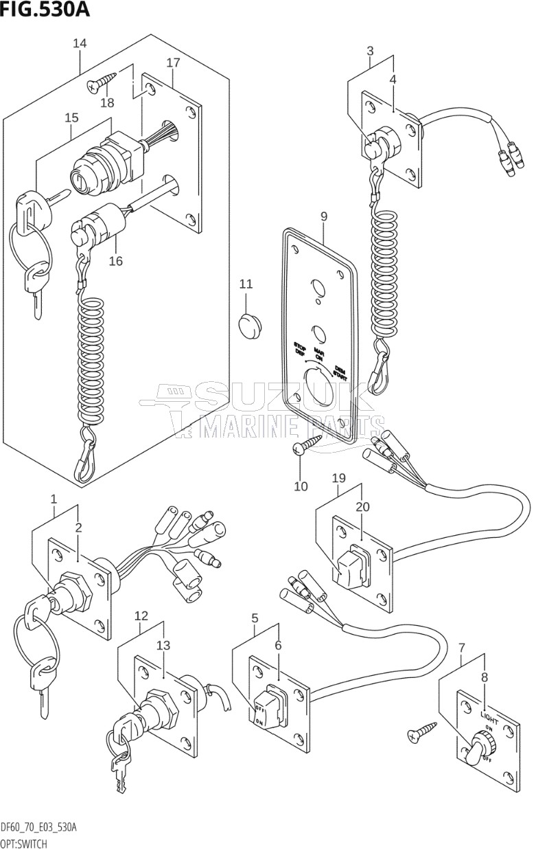 OPT:SWITCH (W,X,Y,K1,K2,K3,K4)