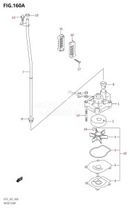 DF25 From 02503F-110001 (E03)  2011 drawing WATER PUMP