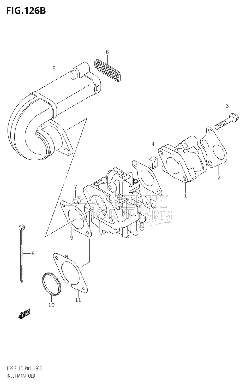 INLET MANIFOLD (K5,K6,K7,K8,K9,K10,011)