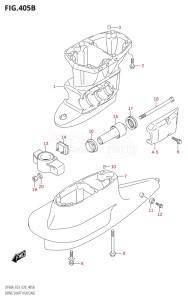 04003F-040001 (2020) 40hp E03-USA (DF40A) DF40A drawing DRIVE SHAFT HOUSING (DF50AVT,DF60AVT)