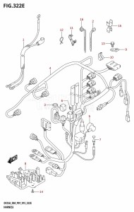 DF25A From 02504F-510001 (P01)  2015 drawing HARNESS (DF30A:P40)