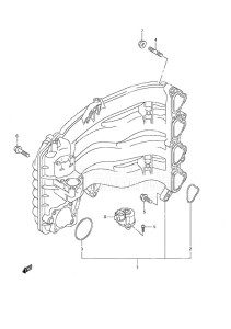 DF 70A drawing Intake Manifold