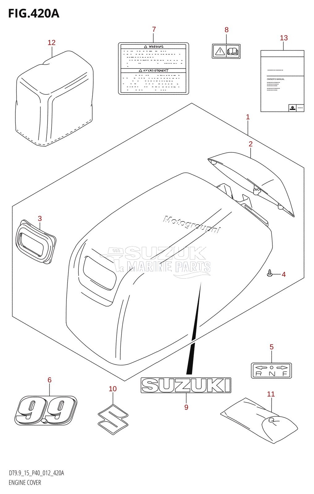 ENGINE COVER (DT9.9:P40)