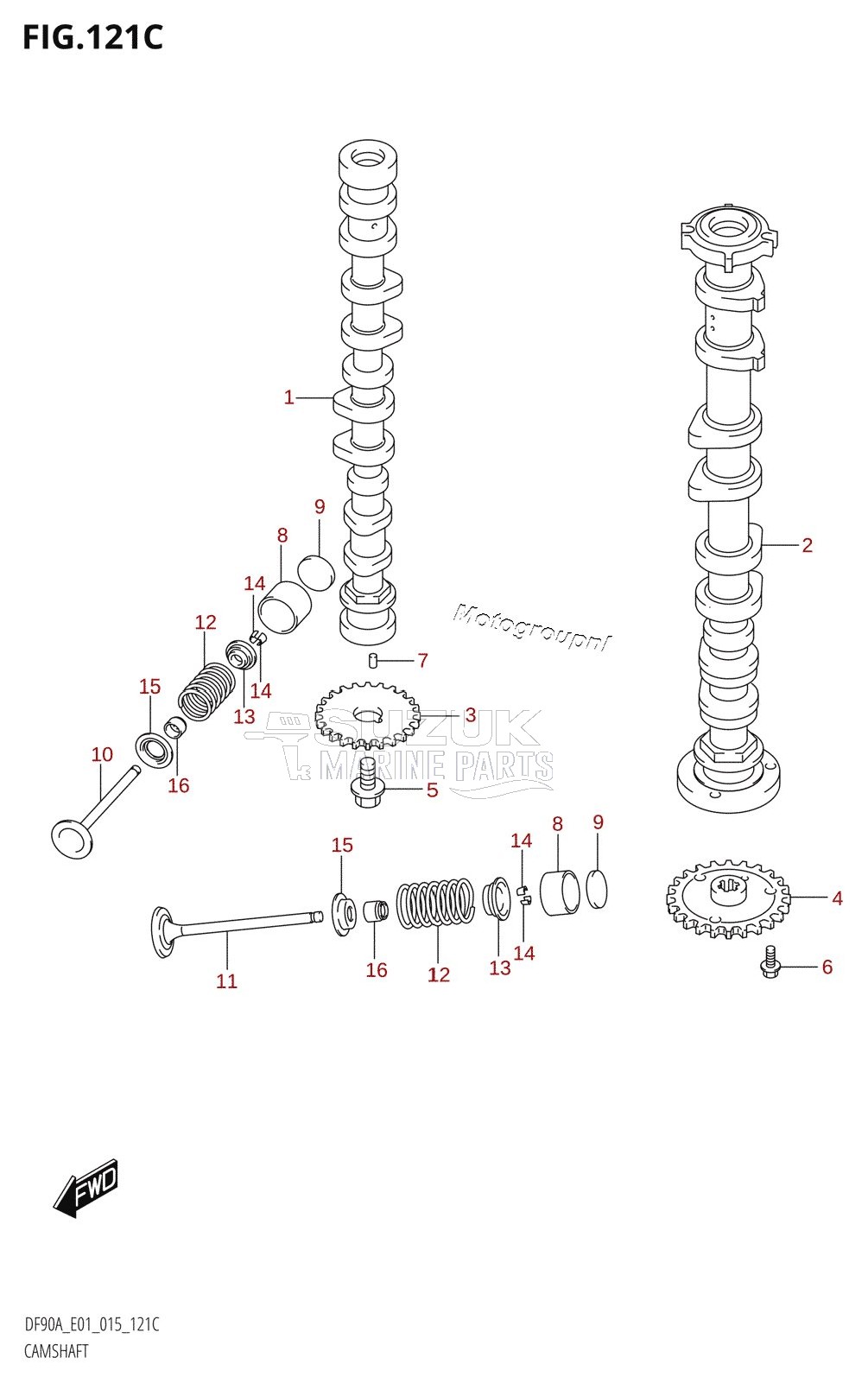 CAMSHAFT (DF70ATH:E01)