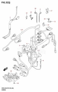 DF30A From 03003F-610001 (P01 P40)  2016 drawing HARNESS (DF30AQ:P01)