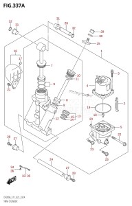 DF150AZ From 15003Z-040001 (E01 E03 E40)  2020 drawing TRIM CYLINDER