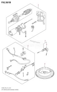 DT40 From 04005K-510001 ()  2015 drawing OPT:STARTING MOTOR (MANUAL STARTER) (DT40W:P90:M-STARTER)