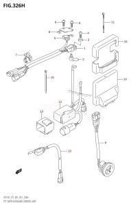 DF150 From 15002F-210001 (E01 E40)  2012 drawing PTT SWITCH /​ ENGINE CONTROL UNIT (DF175Z:E40)