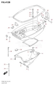 DT40 From 04005K-910001 ()  2019 drawing LOWER COVER (DT40WR)