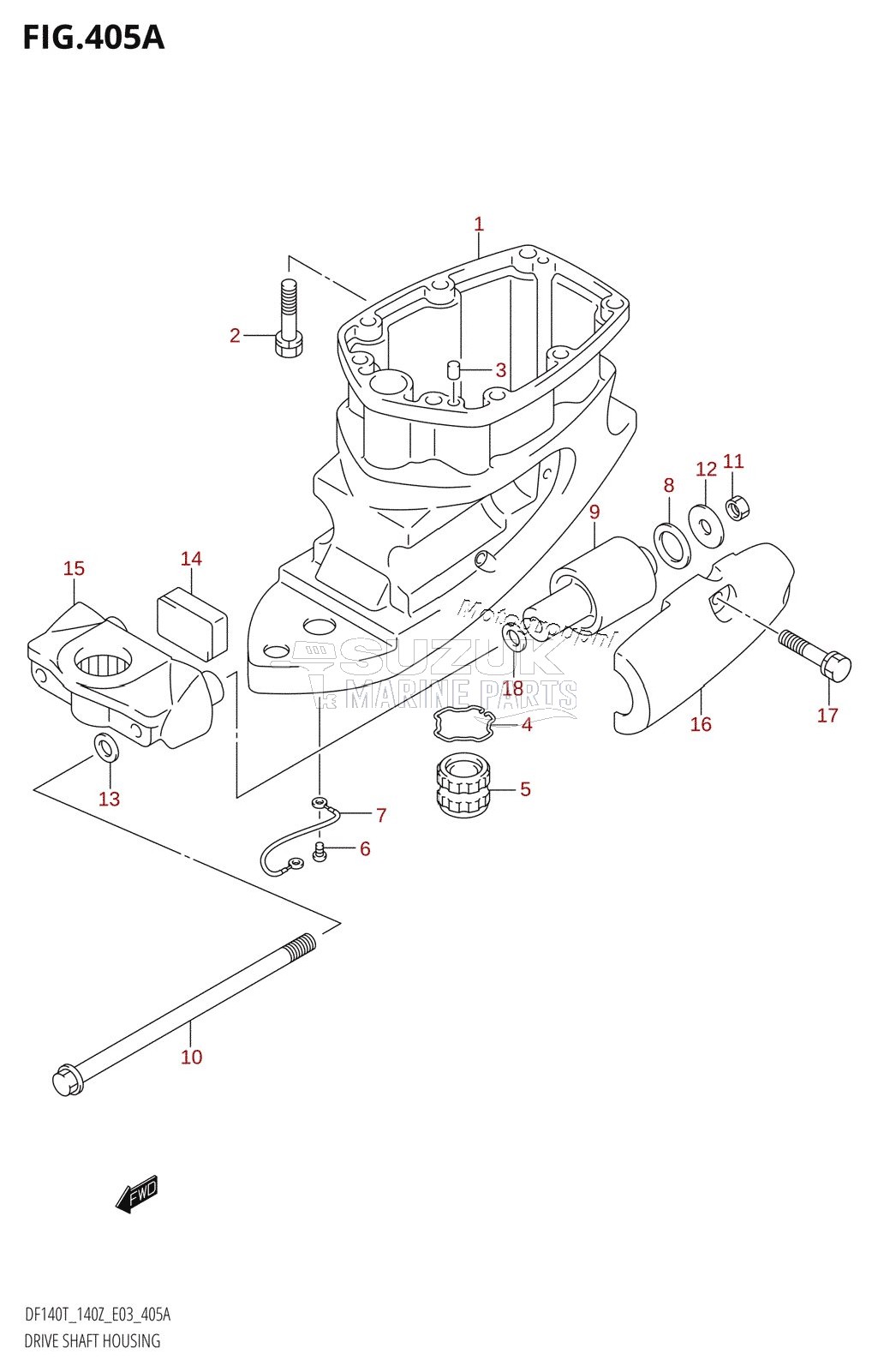 DRIVE SHAFT HOUSING