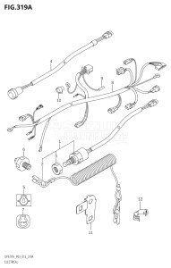 00993F-310001 (2013) 9.9hp P03-U.S.A (DF9.9TH) DF9.9 drawing ELECTRICAL